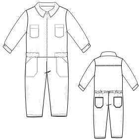 Moldes de confeccion para UNIFORMES Mamelucos Mameluco